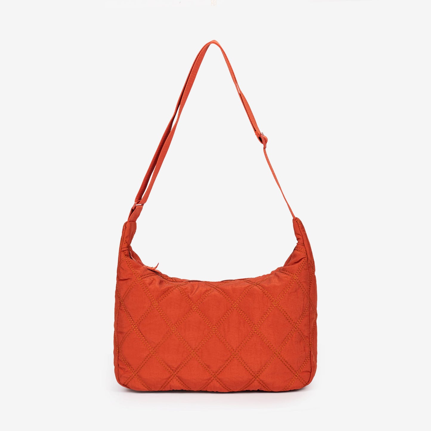 Gesteppte Diamond Puffer Schultertasche Leichtes Nylon