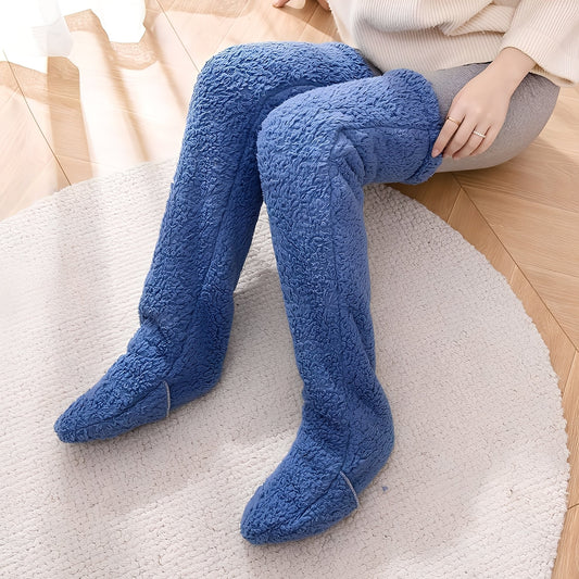 Damen warme Overknee-Wintersocken