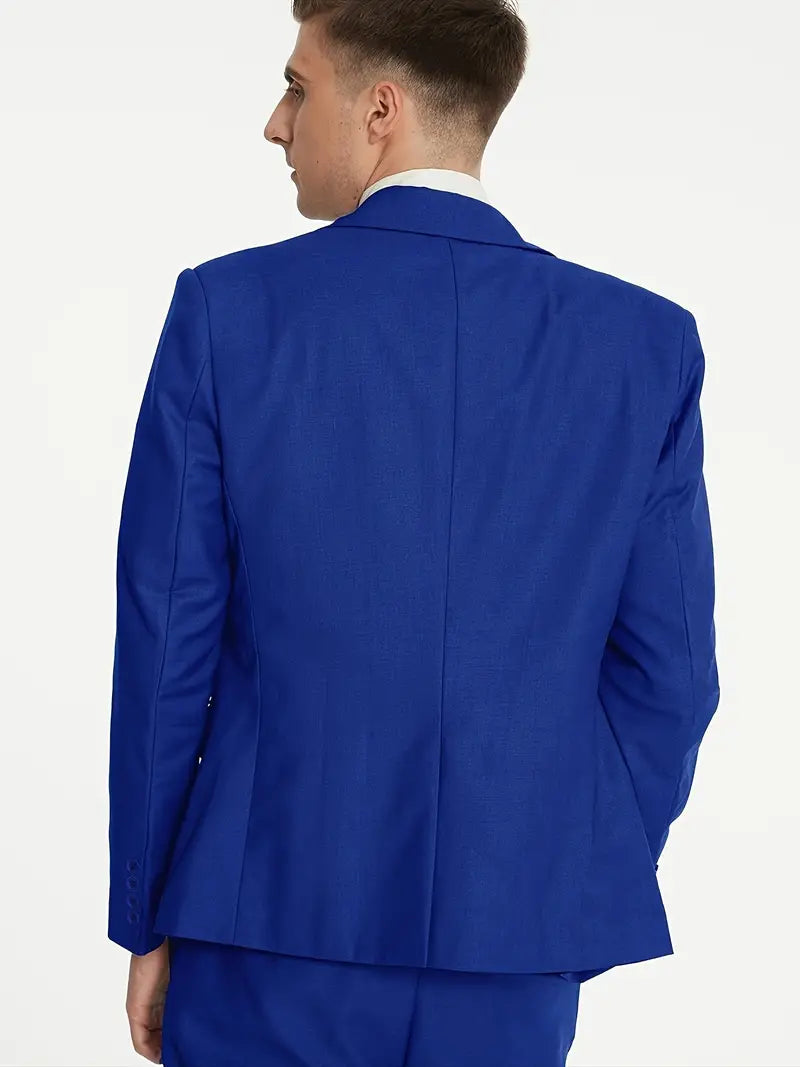 Herren Anzug Dreiteilig Mit Blazer Weste Und Hose