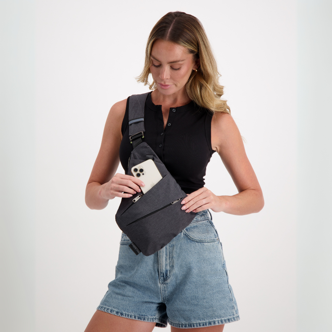 Diebstahlsichere Crossbody-Tasche für Damen