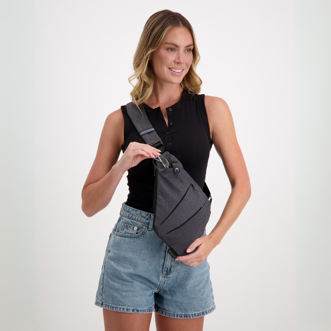 Diebstahlsichere Crossbody-Tasche für Damen