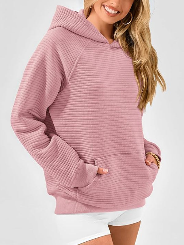 Damen Hoodie Mit Kapuze Und Kängurutasche