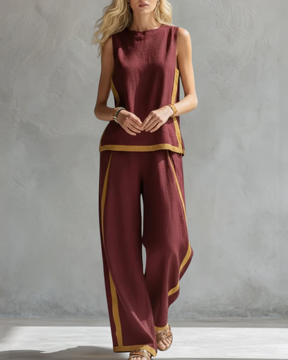 Elegantes zweiteiliges Outfit-Set für Damen