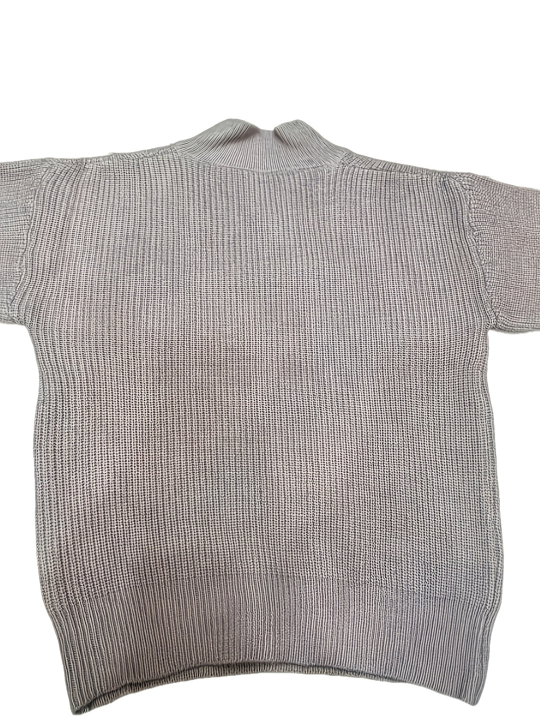 Locker geschnittener V-Ausschnitt Pullover für Damen