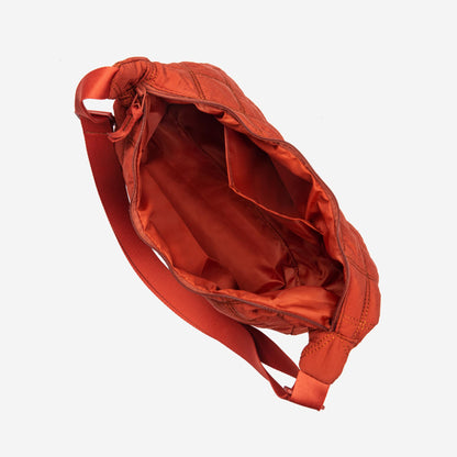 Gesteppte Diamond Puffer Schultertasche Leichtes Nylon