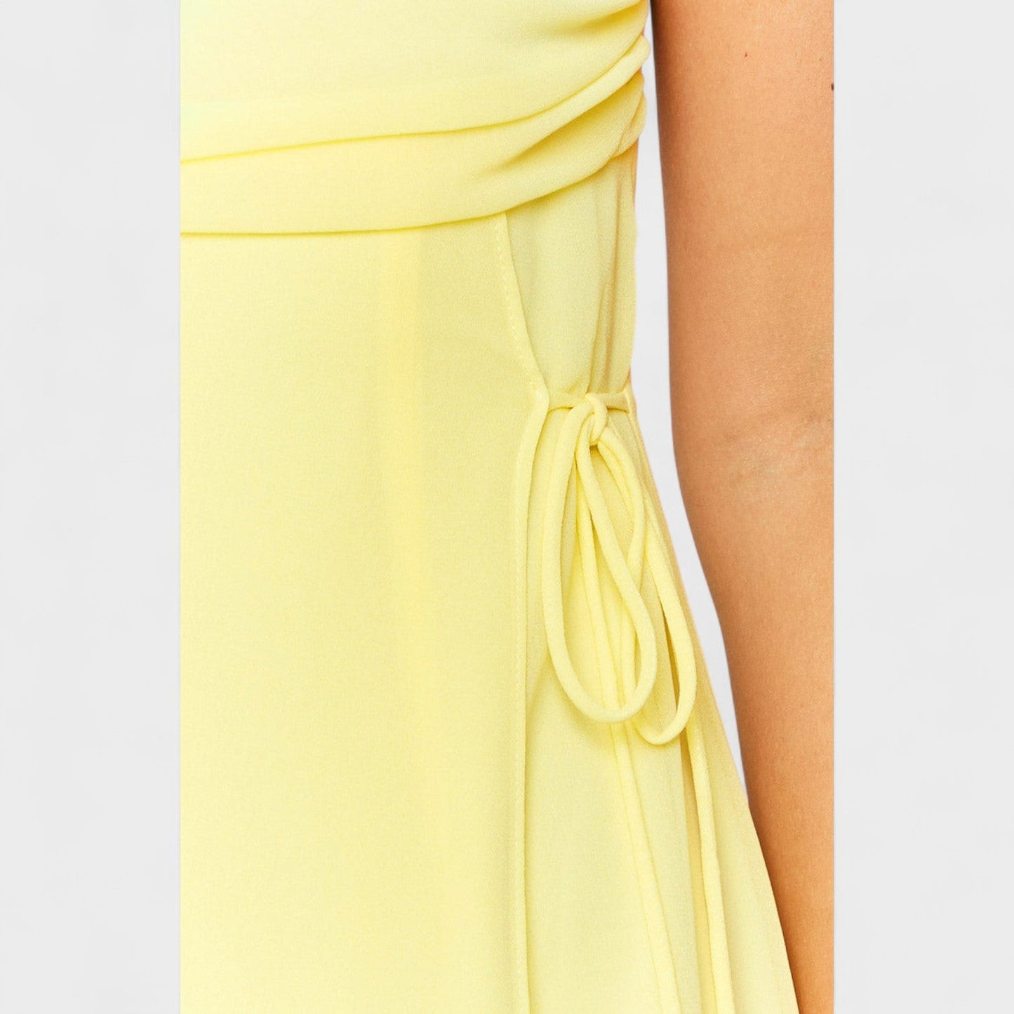 Elegantes gelbes Maxikleid für Damen