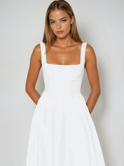 Klassisches Midikleid für Damen