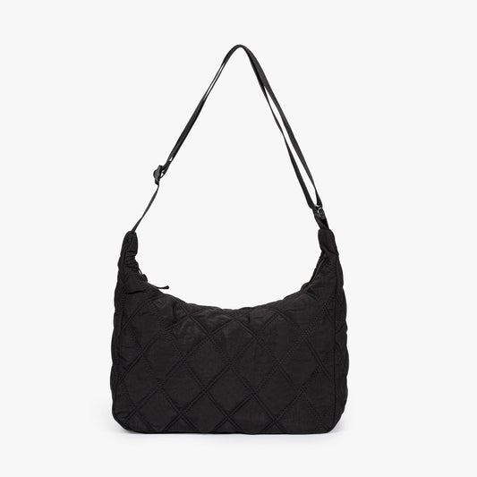 Gesteppte Diamond Puffer Schultertasche Leichtes Nylon