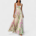 Elegantes, fließendes Chiffon-Maxikleid für Damen Abendkleid
