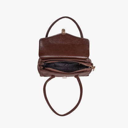 Vegane Leder Vintage Schultertasche