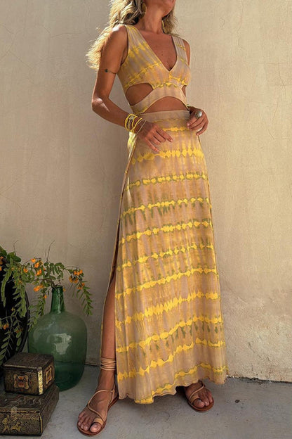 Midi-Kleid mit markantem Design für Damen