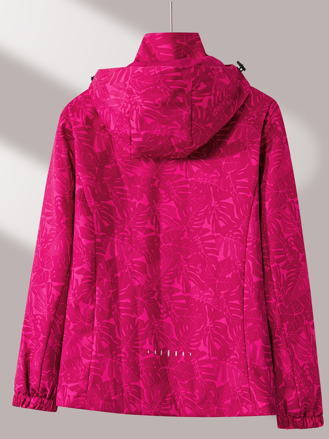 Camouflage Outdoorjacke mit abnehmbarer Kapuze für Damen