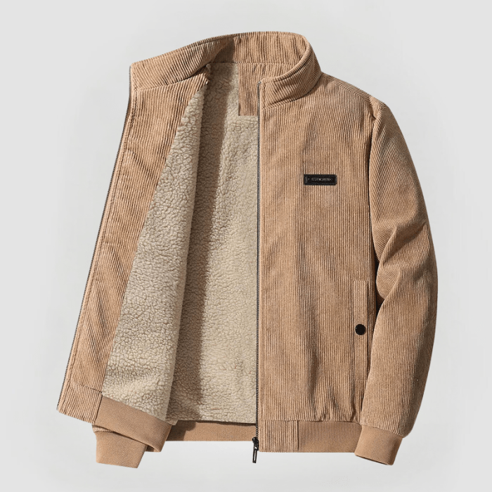 Herren Cordjacke Mit Fleecefutter