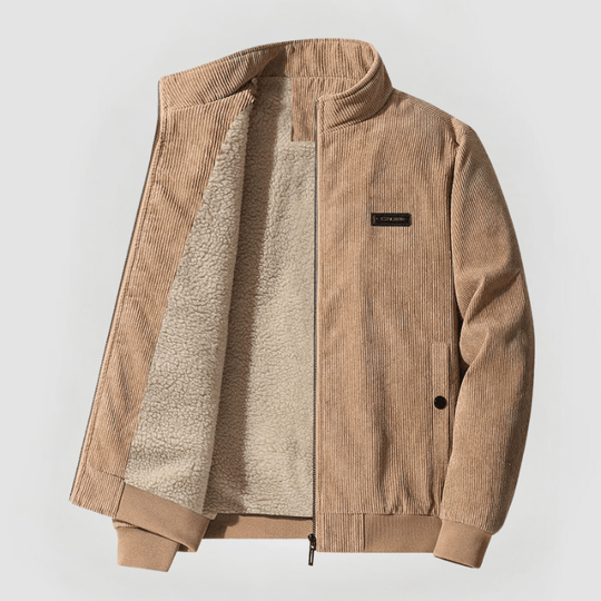 Herren Cordjacke Mit Fleecefutter