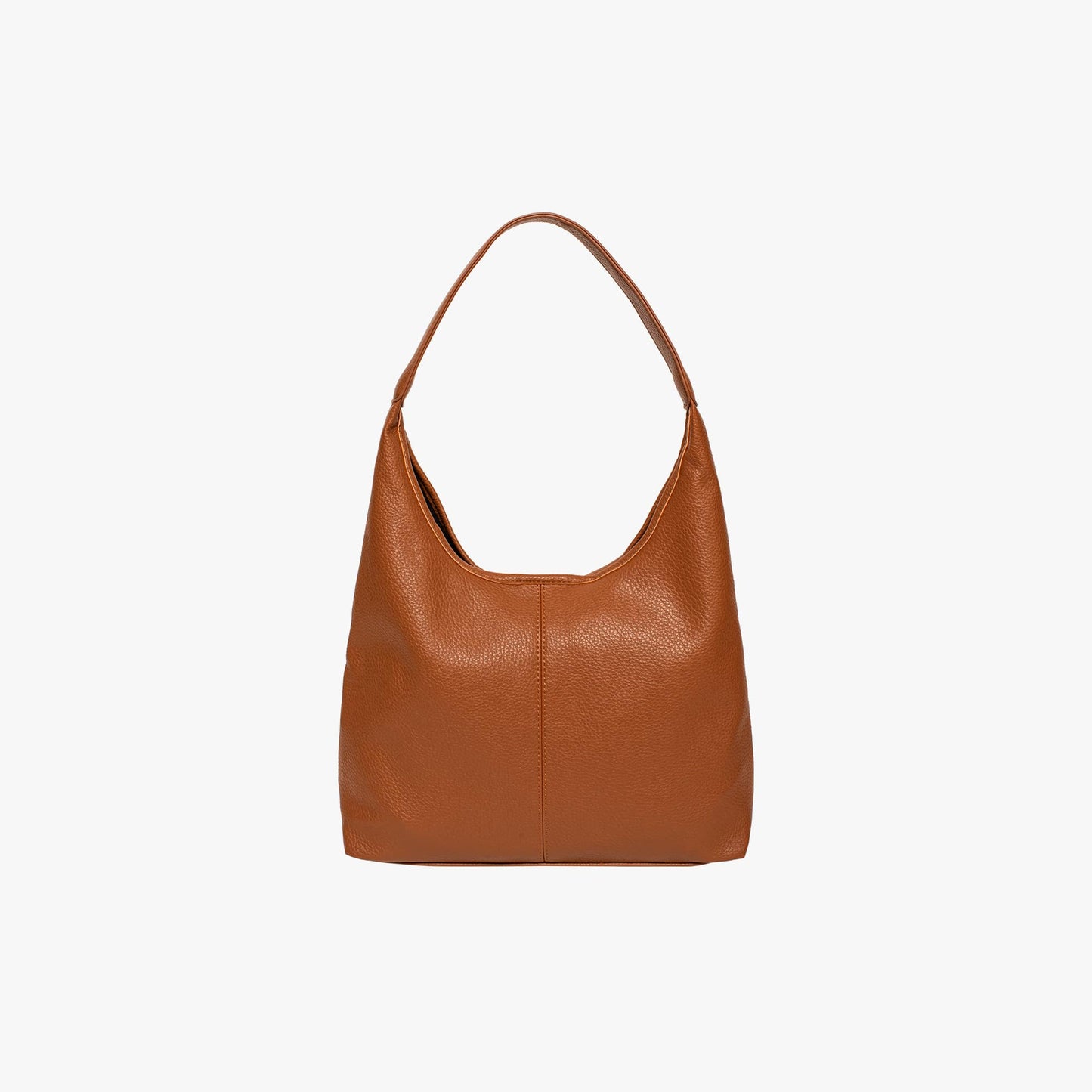 Vegane Leder-Hobo-Tasche mit Schulterriemen