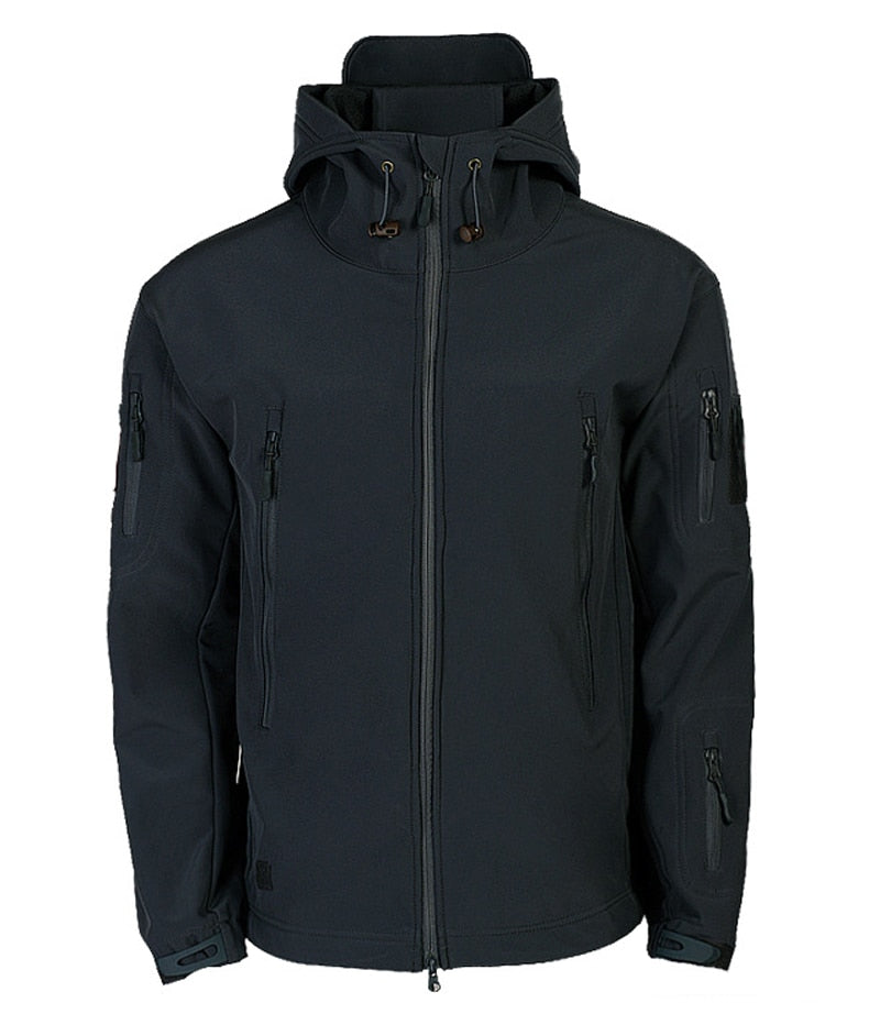 Herren Outdoor Jacke Mit Taschen Und Kapuze