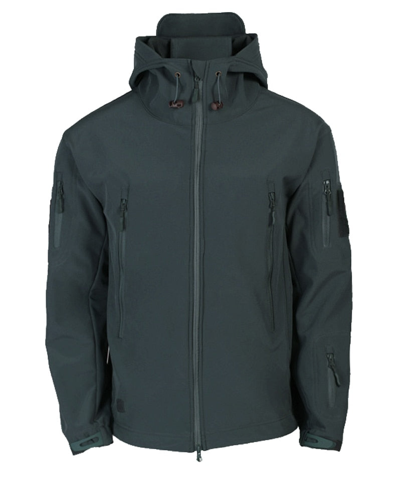 Herren Outdoor Jacke Mit Taschen Und Kapuze