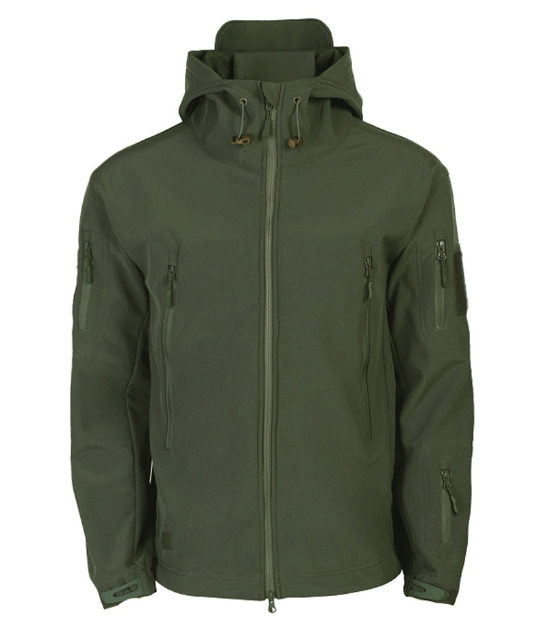 Herren Outdoor Jacke Mit Taschen Und Kapuze