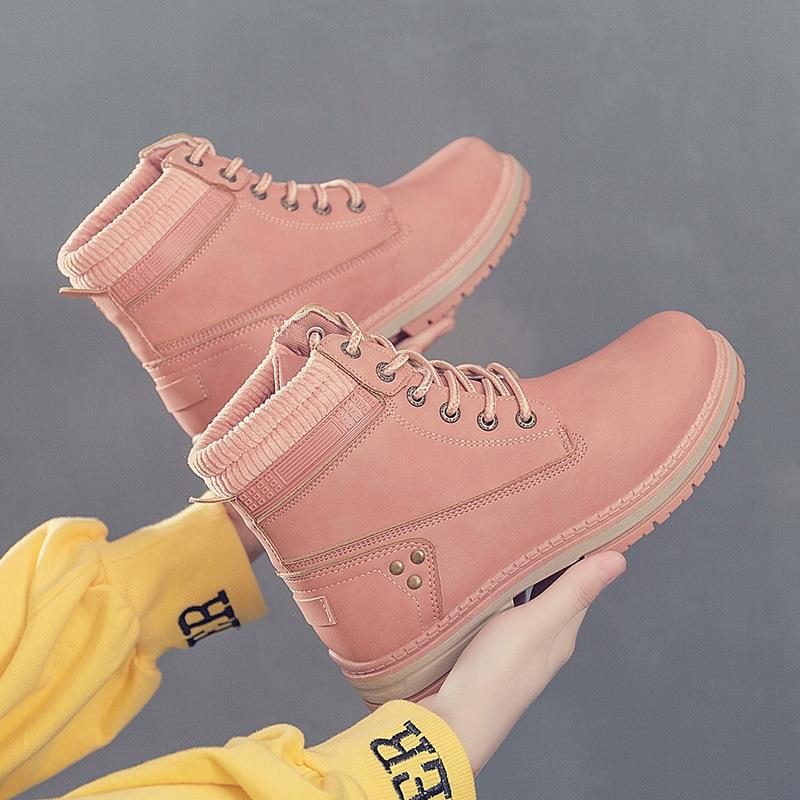 Damen Stiefel Mit Sneaker Design Und Plüschfutter