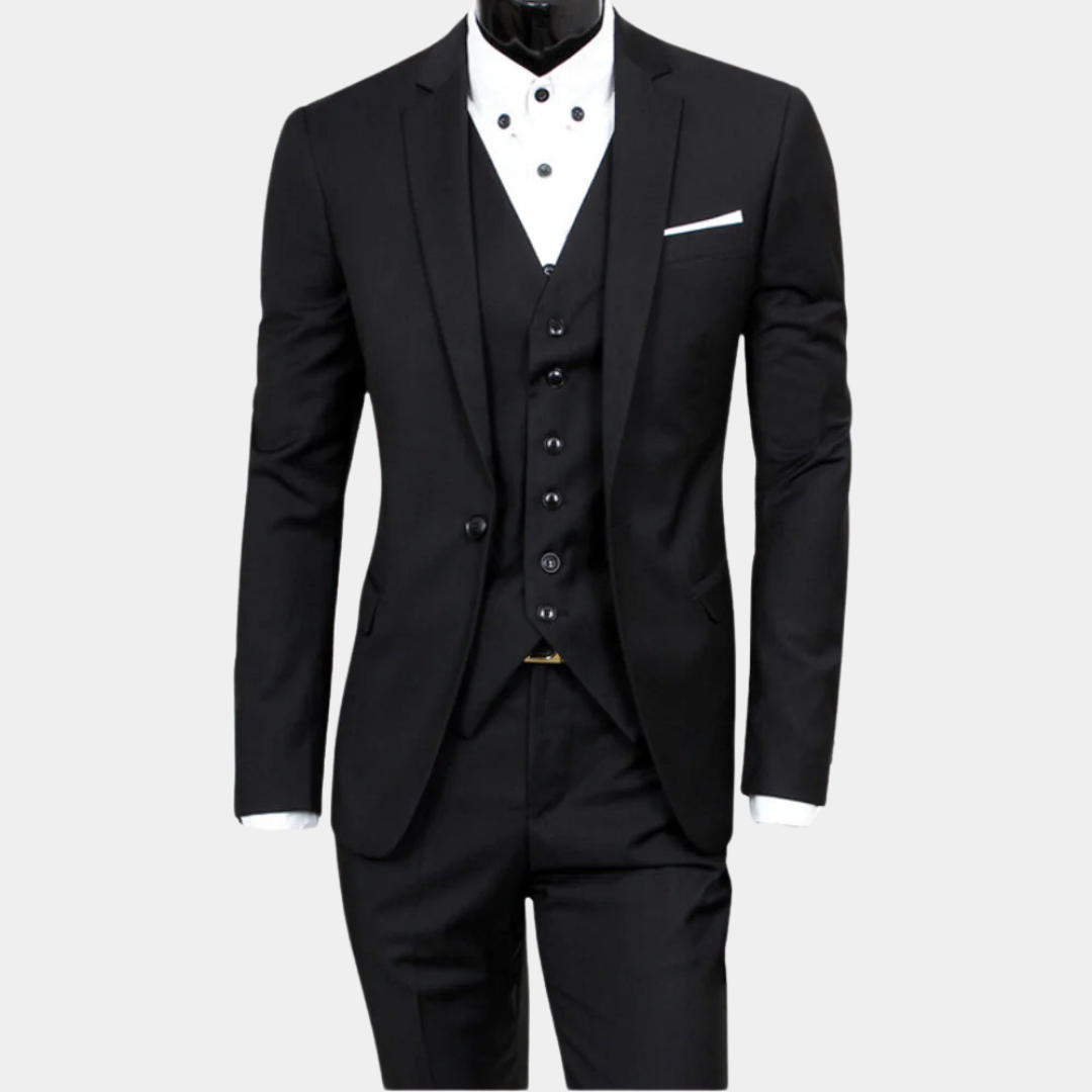 Herren Anzug Dreiteilig Slim Fit Für Hochzeit Und Feste