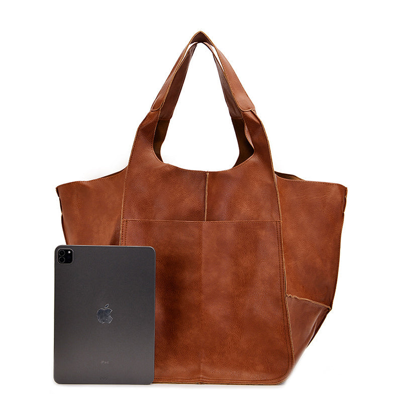 Geräumige Retro-Shopper-Tasche für Damen