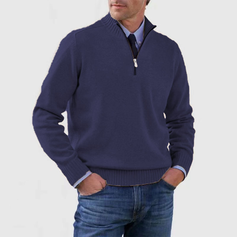Herren Halb-Zip Pullover