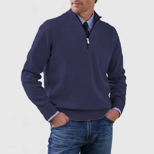 Herren Halb-Zip Pullover