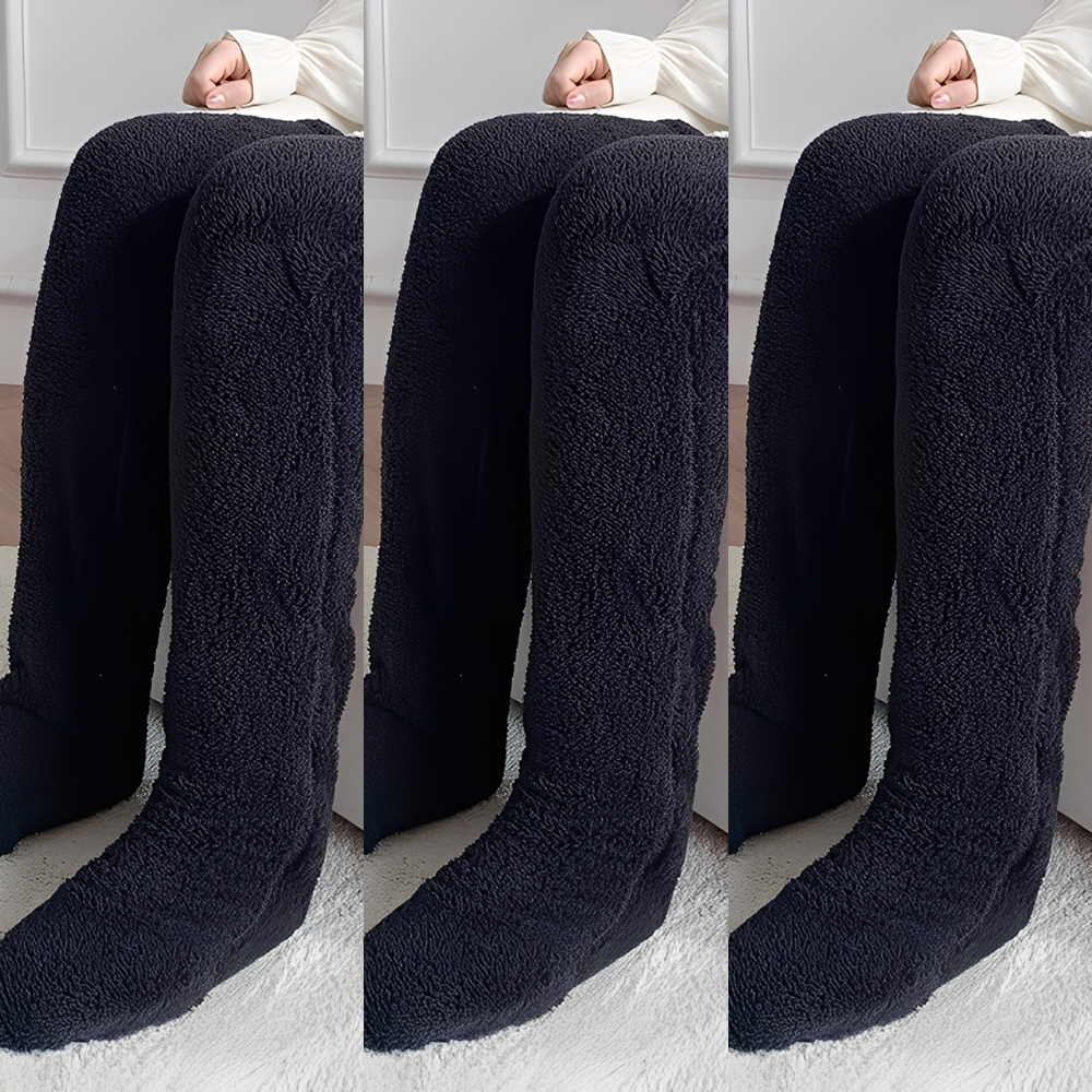 Damen warme Overknee-Wintersocken
