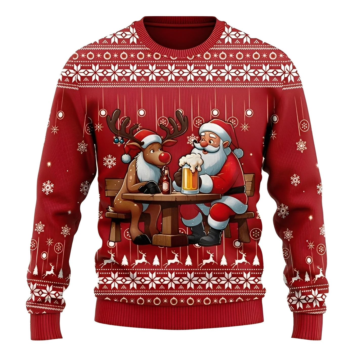 Unisex festlicher Weihnachtspullover