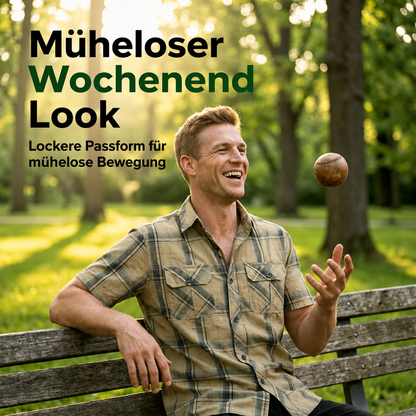 Herren Karohemd für Freizeit und Alltag mit klassischem Kragen