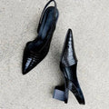 Damen Bequeme Slingback-Pumps