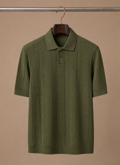 Herren Atmungsaktives Slim Fit Sommer Polohemd