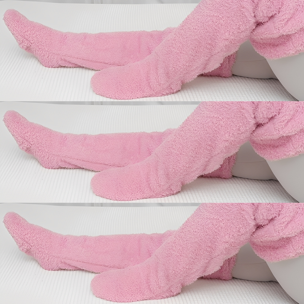 Damen warme Overknee-Wintersocken
