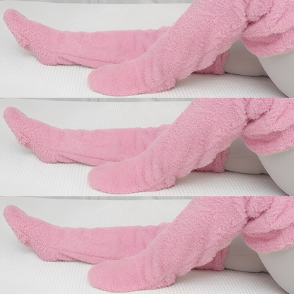 Damen warme Overknee-Wintersocken