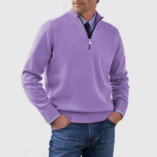 Herren Halb-Zip Pullover