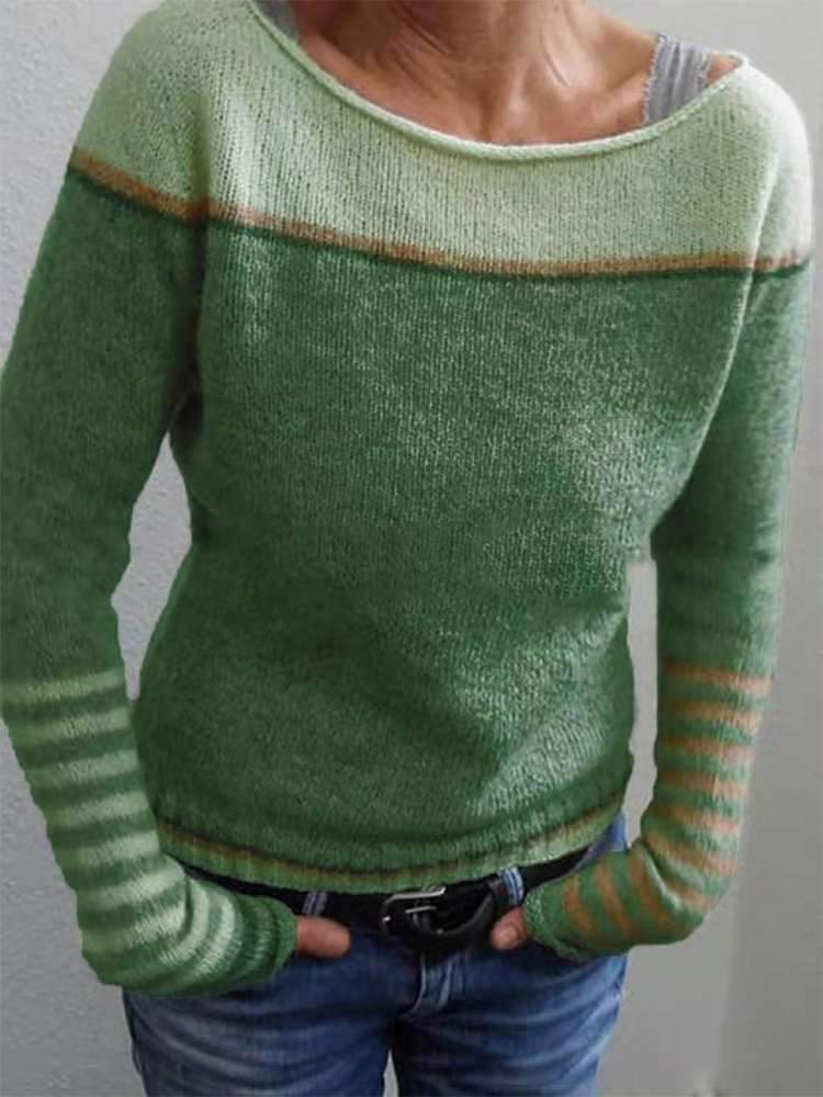Damen Pullover Mit Trendigem Design