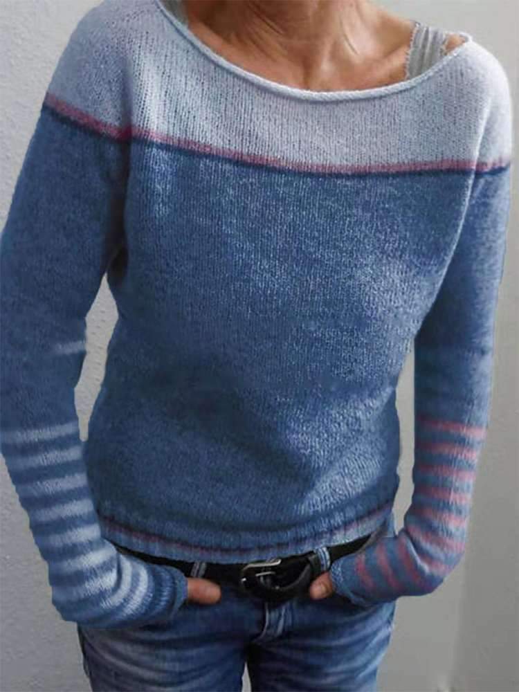 Damen Pullover Mit Trendigem Design