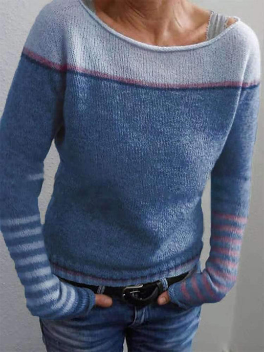 Damen Pullover Mit Trendigem Design