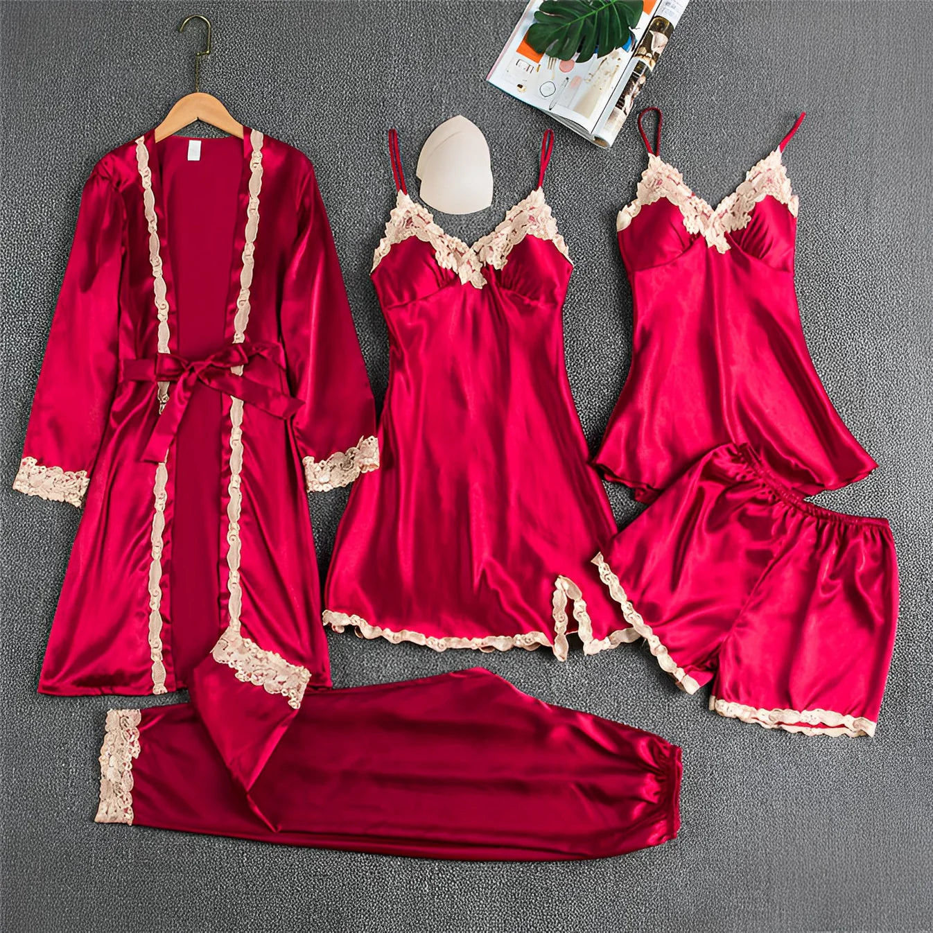 Luxuriöses Sexy Damen-Pyjama-Set