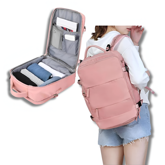 Multifunktionaler Reiserucksack mit USB-Anschluss für Damen