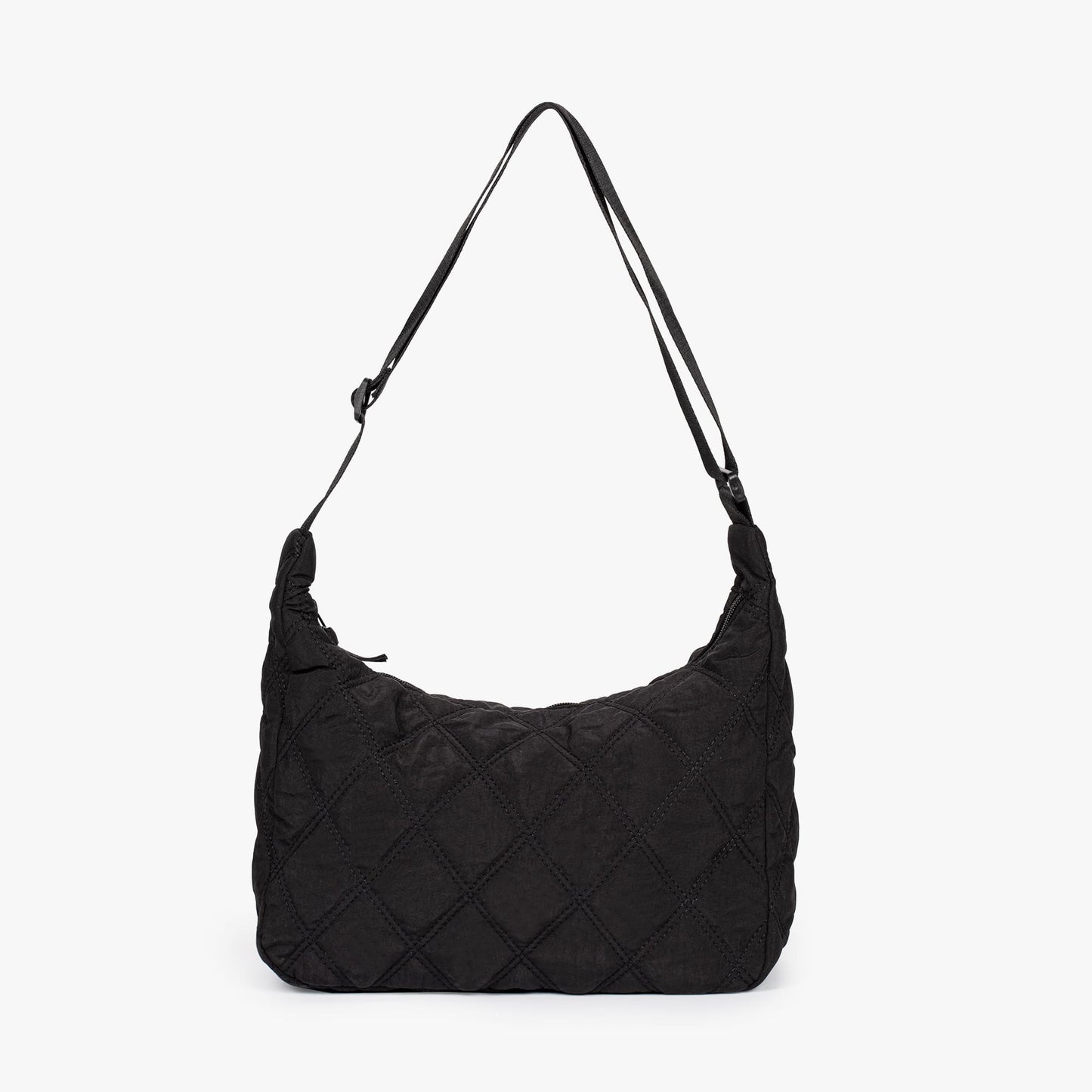 Gesteppte Diamond Puffer Schultertasche Leichtes Nylon