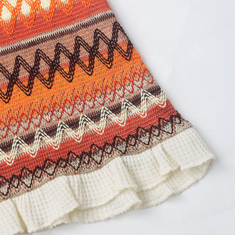 Boho Ärmelloses gerafftes Mini-Kleid mit Tunnelzug, figurbetonte Passform