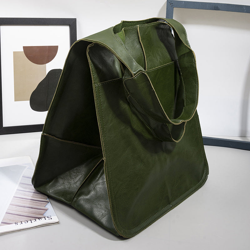 Geräumige Retro-Shopper-Tasche für Damen