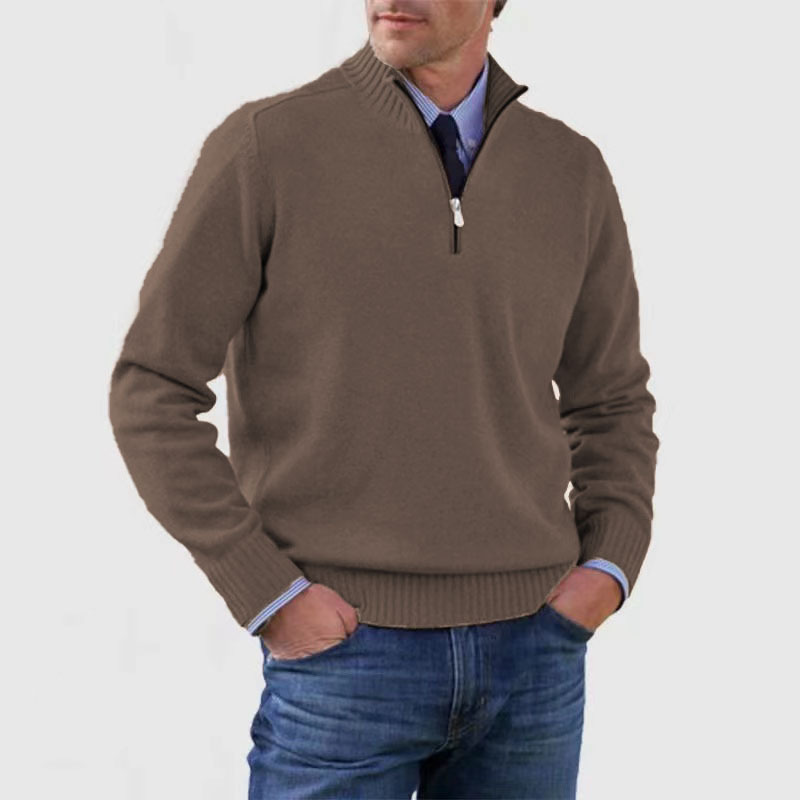 Herren Halb-Zip Pullover