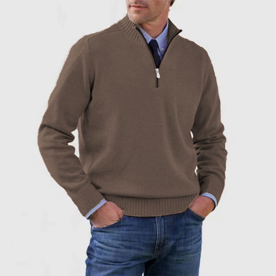 Herren Halb-Zip Pullover