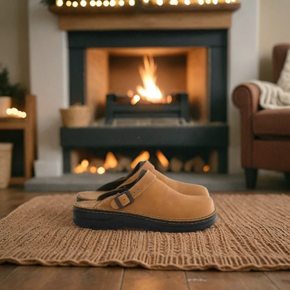 Herren Clogs Mit Verstellbarem Riemen Und Klassischem Design