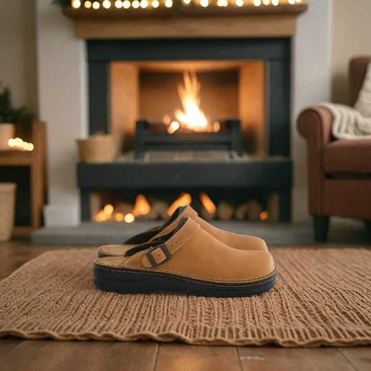 Herren Clogs Mit Verstellbarem Riemen Und Klassischem Design