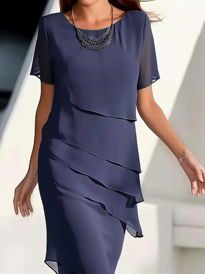 Elegantes Midikleid für Damen Zeitloser Chic Abendmode