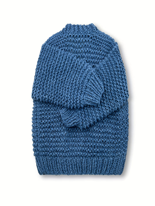 Grobstrick Cardigan mit geometrischem Muster für Damen