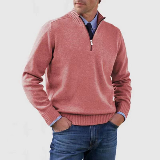 Herren Halb-Zip Pullover